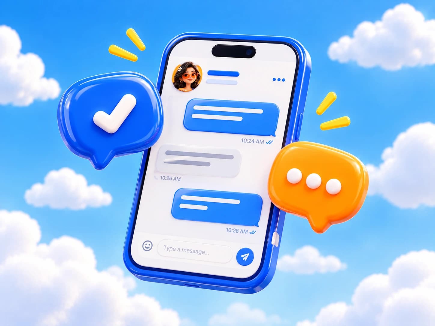 Messages between a tasker and a worker agreeing on a task